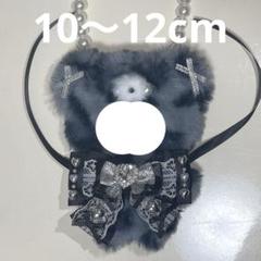 11cm ぬい服　12cm ヒョウ柄　ギャル服　黒　クマ　熊　あんスタ　いつぬいのサムネイル