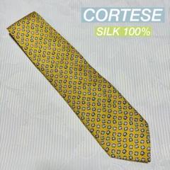 CORTESE コルテーゼ　シルク100% イエローのサムネイル