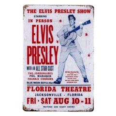 ELVIS サインボード ブリキ看板 メタルサイン A4サイズ 新品3