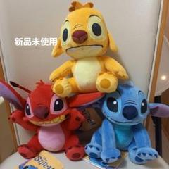 新品 スティッチ イトコ ぬいぐるみ 3体セット - メルカリ