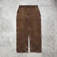 【鬼フェードボロ】カーハートダブルニー ダック ペインターパンツ35*32