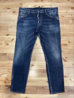【値下げ対応可能‼️】DSQUARED2 ジーンズ サイズ42 【極美品！】 DSQUARED2 ディースクエアード セクシーツイスト 桜ペイント