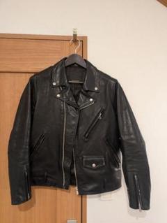 【使用少】JACKROSE ホースハイド レザージャケット JACKROSE ホースハイド ダブルライダース レザージャケット サイズ2