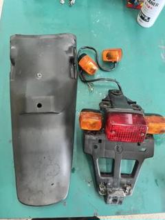 【Sale】ftr223 純正リアフェンダー ホンダ FTR223 リアフェンダー 黒 純正 中古 バイク 部品 MC34
