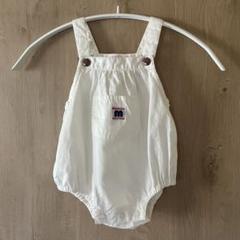 ミキハウス☆新品☆ロンパース☆サロペット☆ダルマオール☆90㌢☆レトロ☆タグ付き mikihouse - 新品 ミキハウス ダルマオール サロペット ベージュ