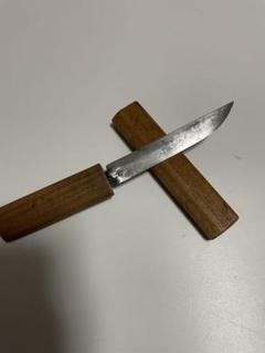 よく切れます❗ 日本刀 残欠 合法品 白鞘 守り刀 アウトドア 茎