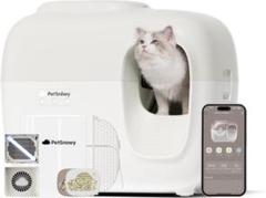 petsnowy SNOW全自動スマート猫トイレPS-001 ブラウン　中古品 petsnowy SNOW全自動スマート猫トイレPS-001 ブラウン中古品