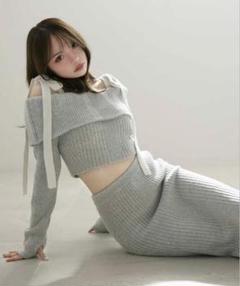 Rei ribbon offshoulder setup アンドマリー