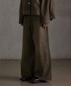 GRANCY ZipDesign Buggy DenimPants ブラウン M - メルカリ