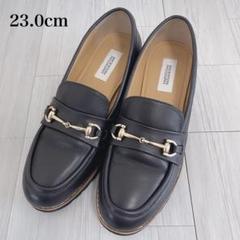 【美品】マッキントッシュフィロソフィー　ビットローファー　23.0cm 黒