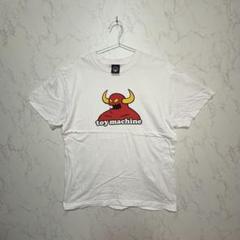 toy machine ホワイトTシャツ スケーター ストリート　古着　Lサイズ