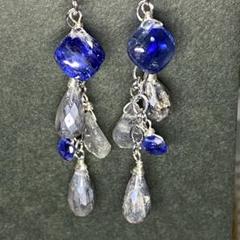 【ご依頼品】秋ブルー(カイヤ)☆天然石チャーム