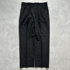 90s unknown ツータックスラックス cityboy 古着 ワイド M