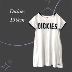 DICKIES ディッキーズ／ロゴ入り 半袖ワンピース ホワイト 130cm