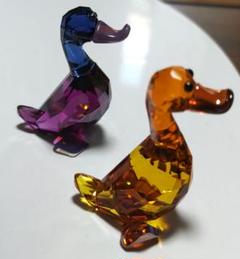 スワロスキー　ハッピーダック　ピンク SWAROVSKI スワロフスキー Swarovski ハッピーダック スイート