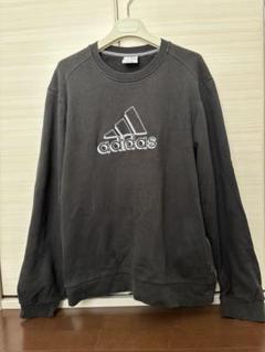 adidas グレー/ブラック　スウェット Mサイズ
