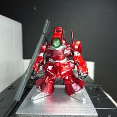 ガンダムコンバージ　赤い　グフ　リペイント あ*し様 ガンダムコンバージ グフ リペイント converge