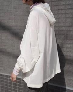 トップス AMOMENTO FRILL HOODED SHIRTS amomento-frill-hooded-shirt-