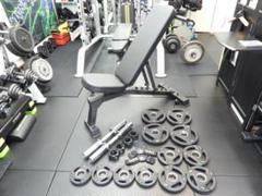 フィットエリートオリンピックダンベルバー＆ウエイト35kg