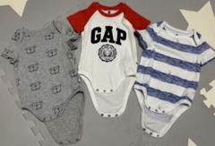GAP babyGAP ロンパース 6-12m ３枚セット　まとめ売り