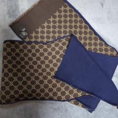 グッチ GUCCI  GG マフラー ブラウン 茶 すぐ届く】GUCCI グッチ チェック GGウール スカーフ マフラー