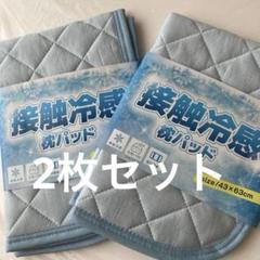 接触冷感⭐︎枕パッド　淡ブルー２枚 43×63cm 2枚セット（匿名配送）
