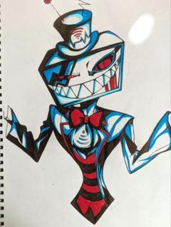 HazbinHtel ヴォックス アナログ イラスト