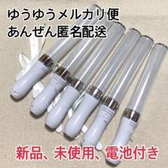 ペンライト　コンサートライト LED　15色カラー　6本セット「シルバー」新品