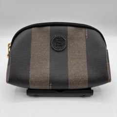 美品 FENDI フェンディ ペカン ポーチ コスメ 財布 ブラウン 美品 FENDI フェンディ ペカン ポーチ コスメ 財布 ブラウン