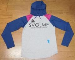 SVOLME 薄手 パーカー 長袖シャツ グレー ネイビー SVOLME