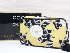 CHANEL ノベルティチャ―厶 ＆ カメリアステッカー＆小物入れ CHANEL ノベルティチャ―厶 ＆ カメリアステッカー＆小物入れ