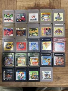 ゲームボーイ ゲームボーイカラー 24個まとめ売り カセット 説明書3個付属