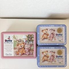 ディズニーシー　ダッフィー　シェリーメイ　フィギュア　置物　小物入れ　4点セット 東京ディズニーシー ダッフィー シェリーメイ ぬいぐるみバッジ