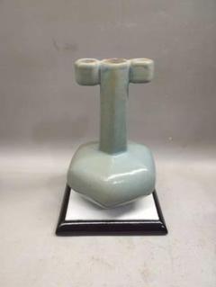 宋官窯汝窯双耳賞瓶  装飾品 現代工芸品 美術品 置物 2025年最新】汝官窯の人気アイテム - メルカリ