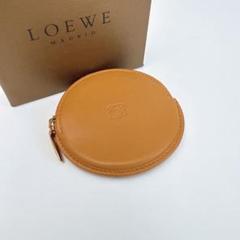 ロエベ アナグラム コインケース コインパース 小銭入 ナッパレザー キャメル