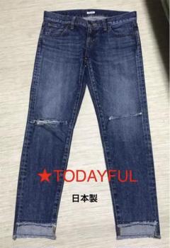 【人気⭐TODAYFUL】デニムパンツ　サイズ26　日本製 2025年最新】ToDaYful デニム 26の人気アイテム - メルカリ