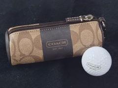 COACH ポーチ ゴルフボール付き - メルカリ