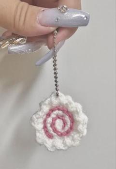 ハンドメイド なると チャーム 編み物