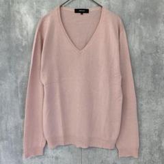 COMME CA ISM コムサイズム 長袖ニット Ｖネック カシミヤ混