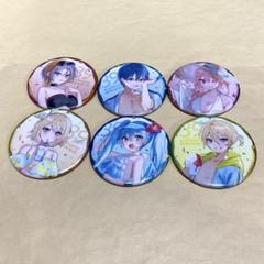 初音ミク 39Culture 大き目 メタリック缶バッジ（6種）FES