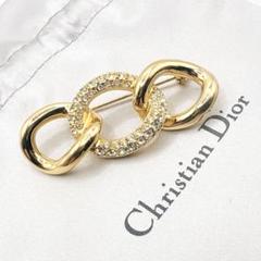 2780-9 極美品✨Dior ブローチ CD ロゴ 希少 刻印 - メルカリ