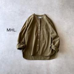 極美品 MHL バンドカラーコットンシャツ 3 ブラック 2025年最新】マーガレットハウエル バンドカラーの人気アイテム