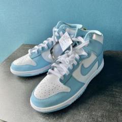 Nike Dunk High ライトブルー/ホワイト