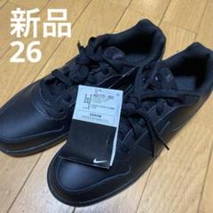 NIKE ナイキ エバノン ブラック ロー LOW 新品 26㎝ オールブラック