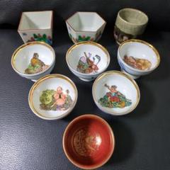 ♦九谷焼 金彩色絵 軍配 宝尽し紋様 酒器猪口 アンティーク 骨董品コレクション 2025年最新】Yahoo!オークション -九谷焼 徳利 赤絵の中古品