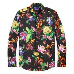 【新品未使用】Ralph Lauren パープルレーベル ボタニカルリネンシャツのサムネイル