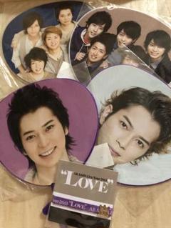 嵐 LOVE ミニうちわ 5枚セット 嵐グッズ ミニうちわ5枚 - メルカリ