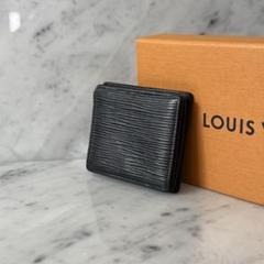 ✨超極美品✨ヴィトン ポシェットクレ エピ ノワール ブラック 小銭入れ コイン n25 ポシェットクレ エピ ブラック ルイヴィトン コインケース