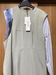新品 アイレネ/IRENE シャツドッキングワンピース - メルカリ