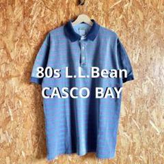 80s OLD L.L.Bean CASCO BAY 鹿子 ポロシャツ ボーダー